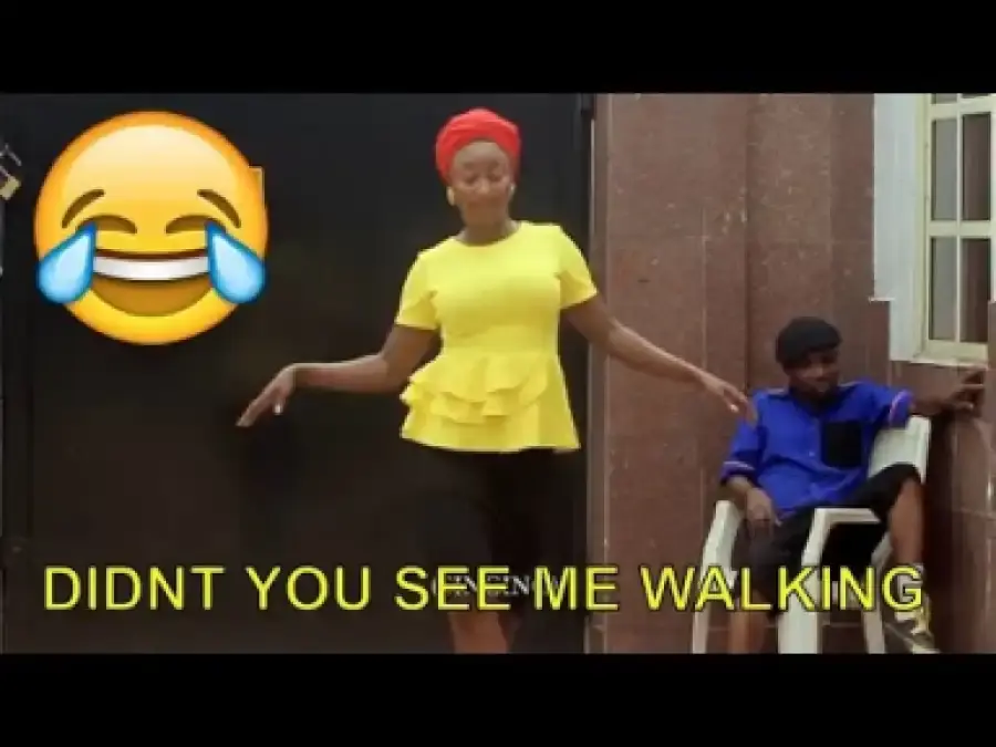 video: nollywood short comedy - didnt you see me walking